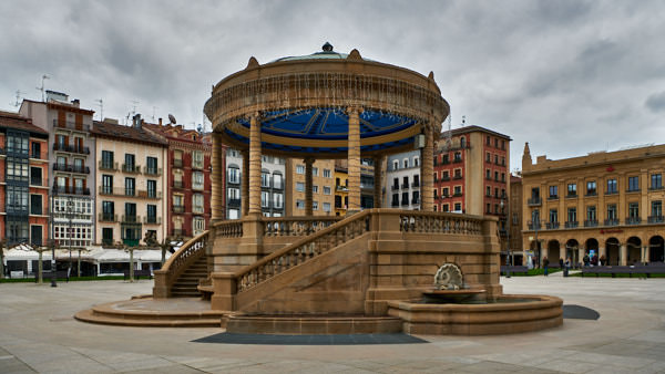 Der Kuppelpavillon von Pamplona
